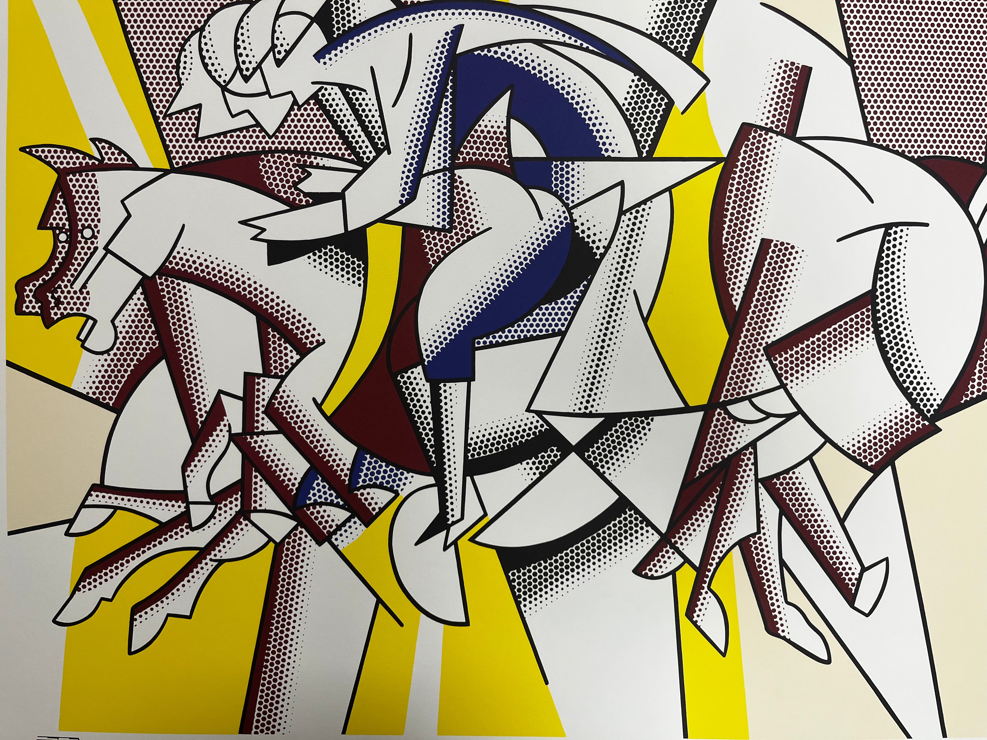 Roy Lichtenstein – Jeux Olympiques de Los Angeles (Les Cavaliers rouges)