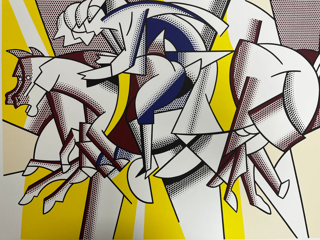 Roy Lichtenstein – Jeux Olympiques de Los Angeles (Les Cavaliers rouges)