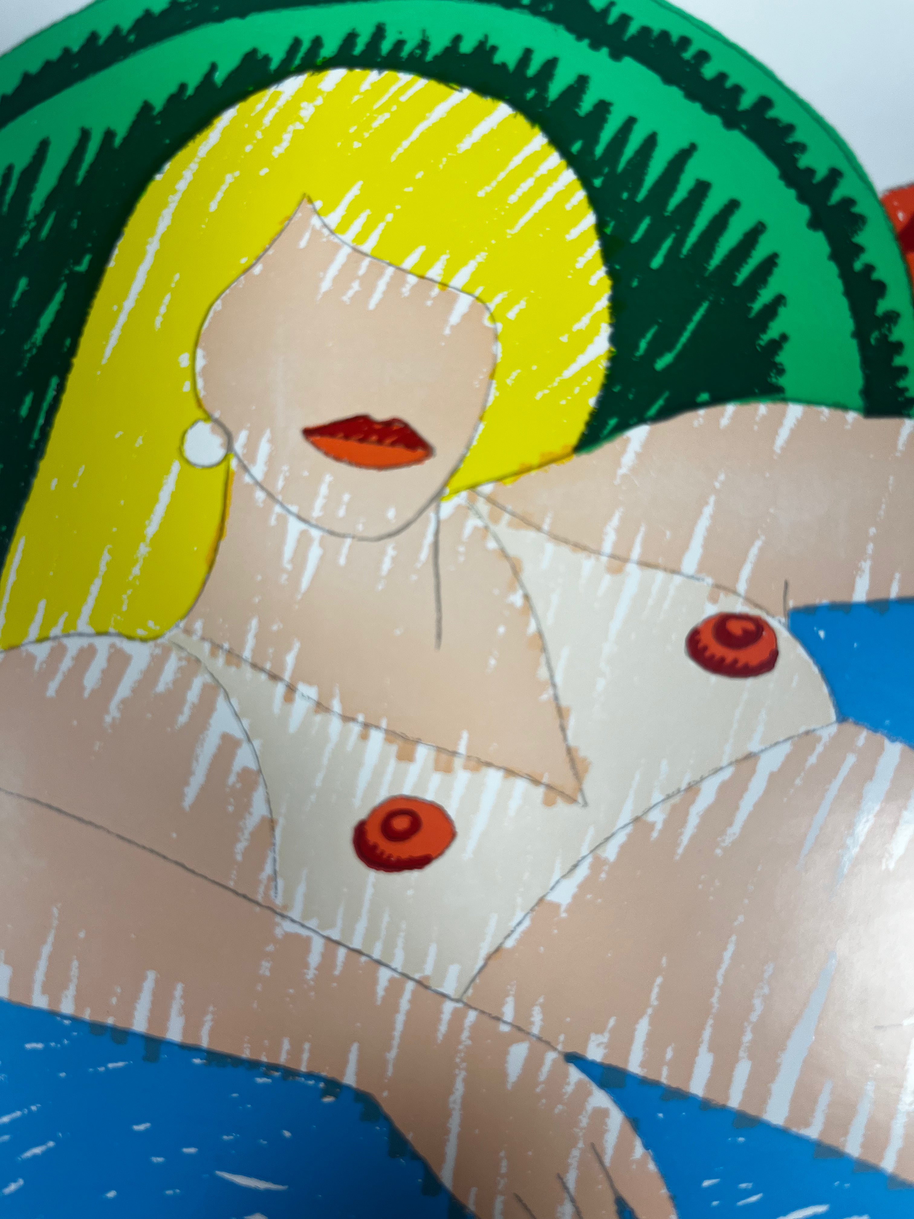 TOM WESSELMANN - Shiny Nude (from the Rubber Stamp Portfolio) 1977