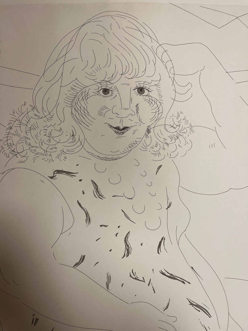 David Hockney – Ann in the Studio, 1984