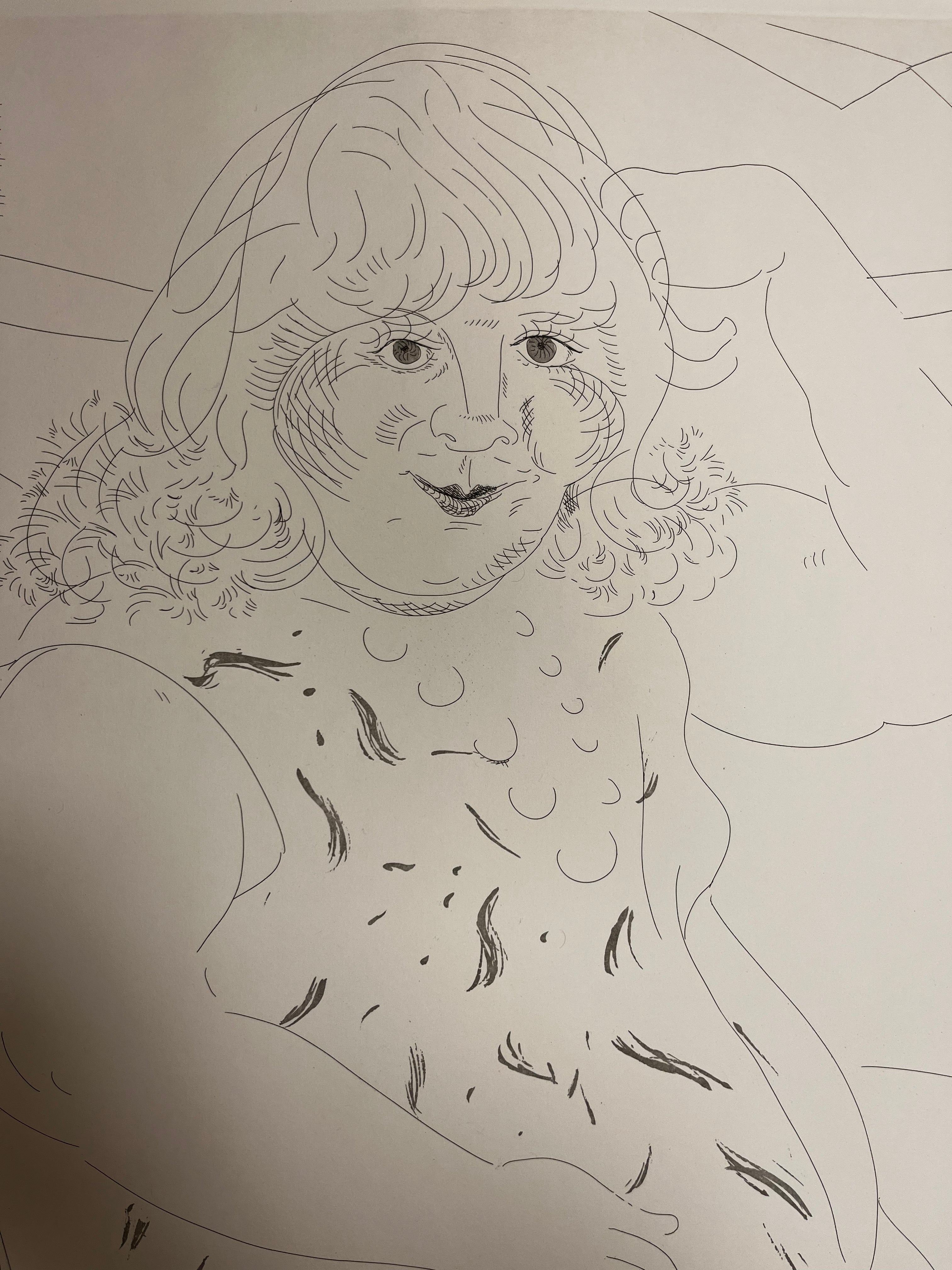 David Hockney – Ann in the Studio, 1984