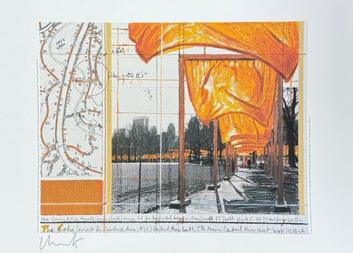 Christo - The Gates, projet pour Central Park, New York (1986)