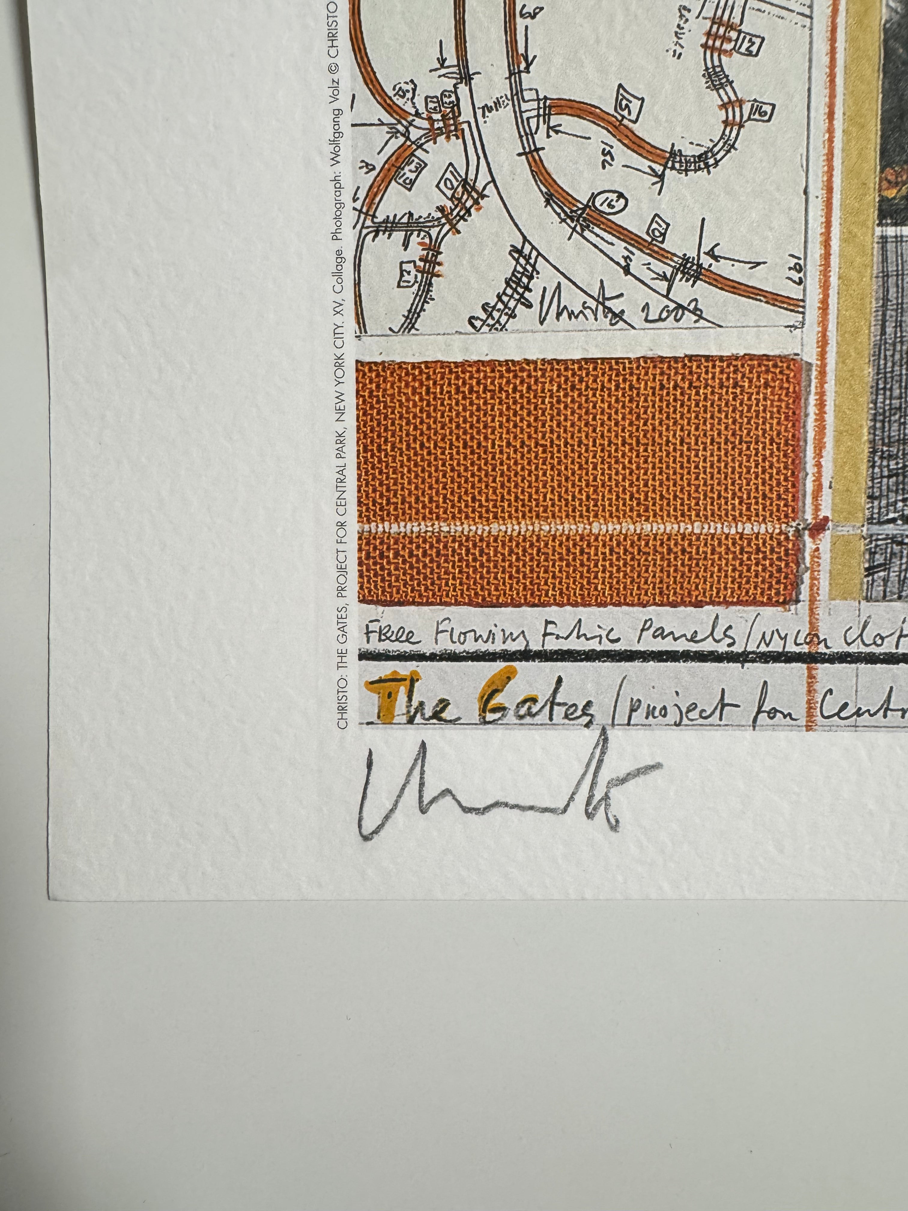 Christo - The Gates, projet pour Central Park, New York (1986)