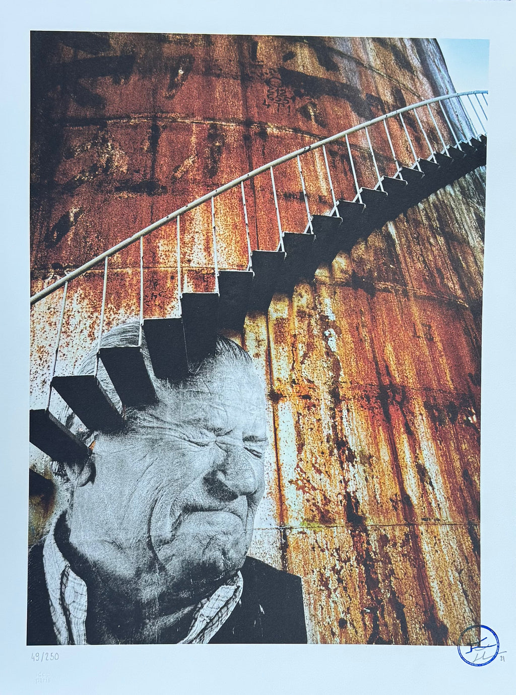JR - Los Surcos de la Ciudad, Marino Saura Oton, Cartagena, Espagne (2008)