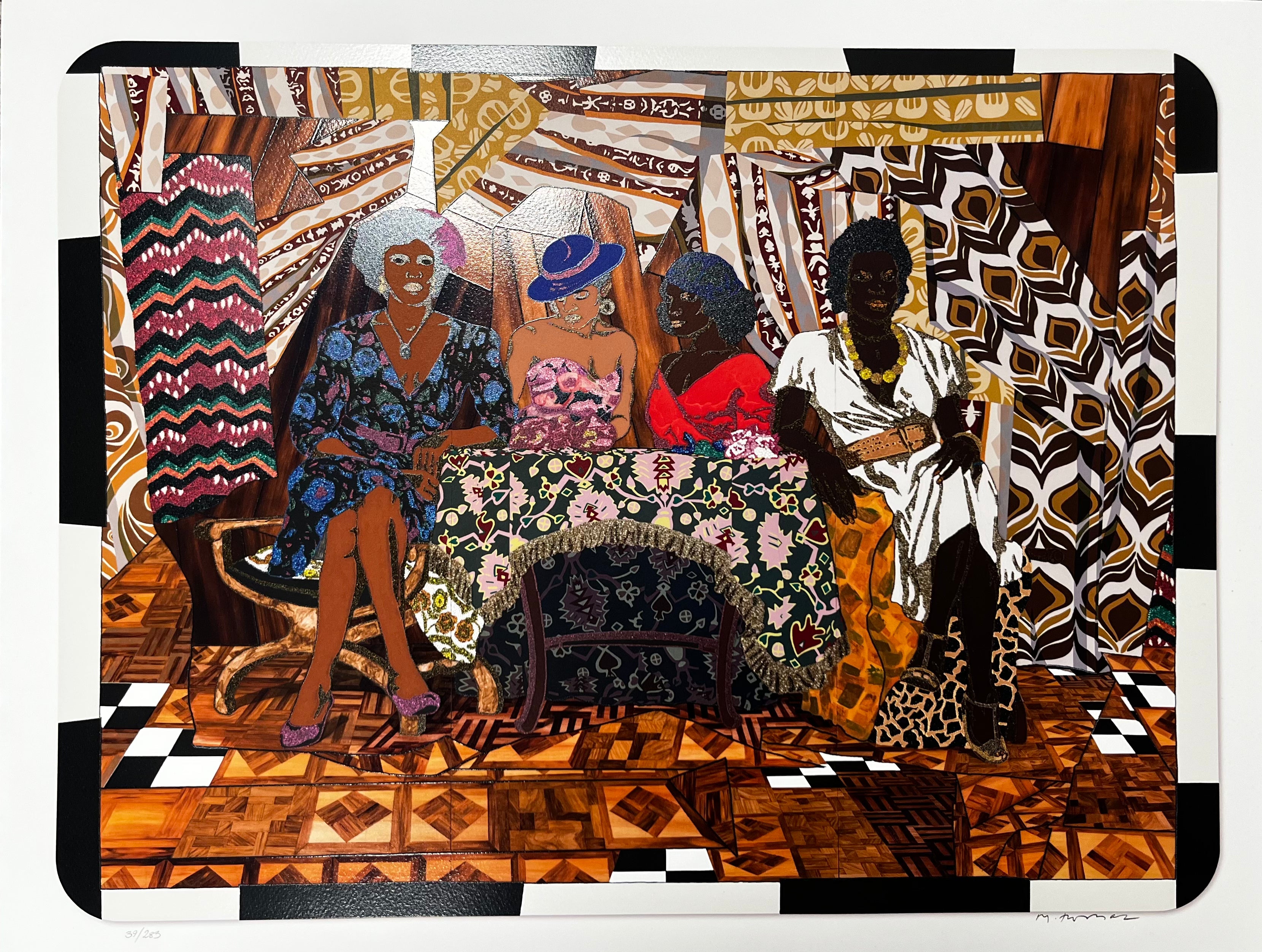 Mickalene Thomas – Girlfriends & Lovers
