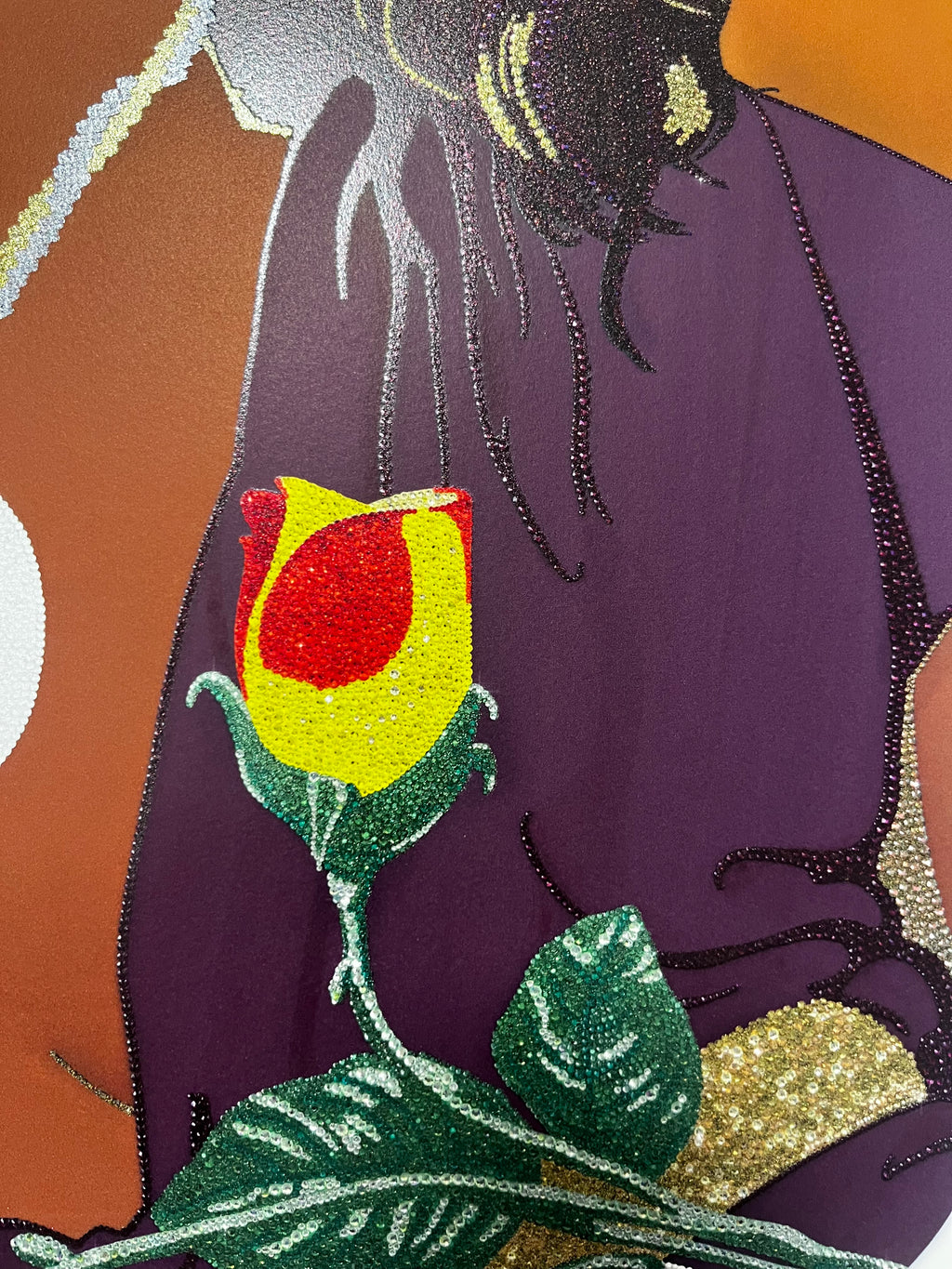 Mickalene Thomas – Portrait of Qusuquzah #8
