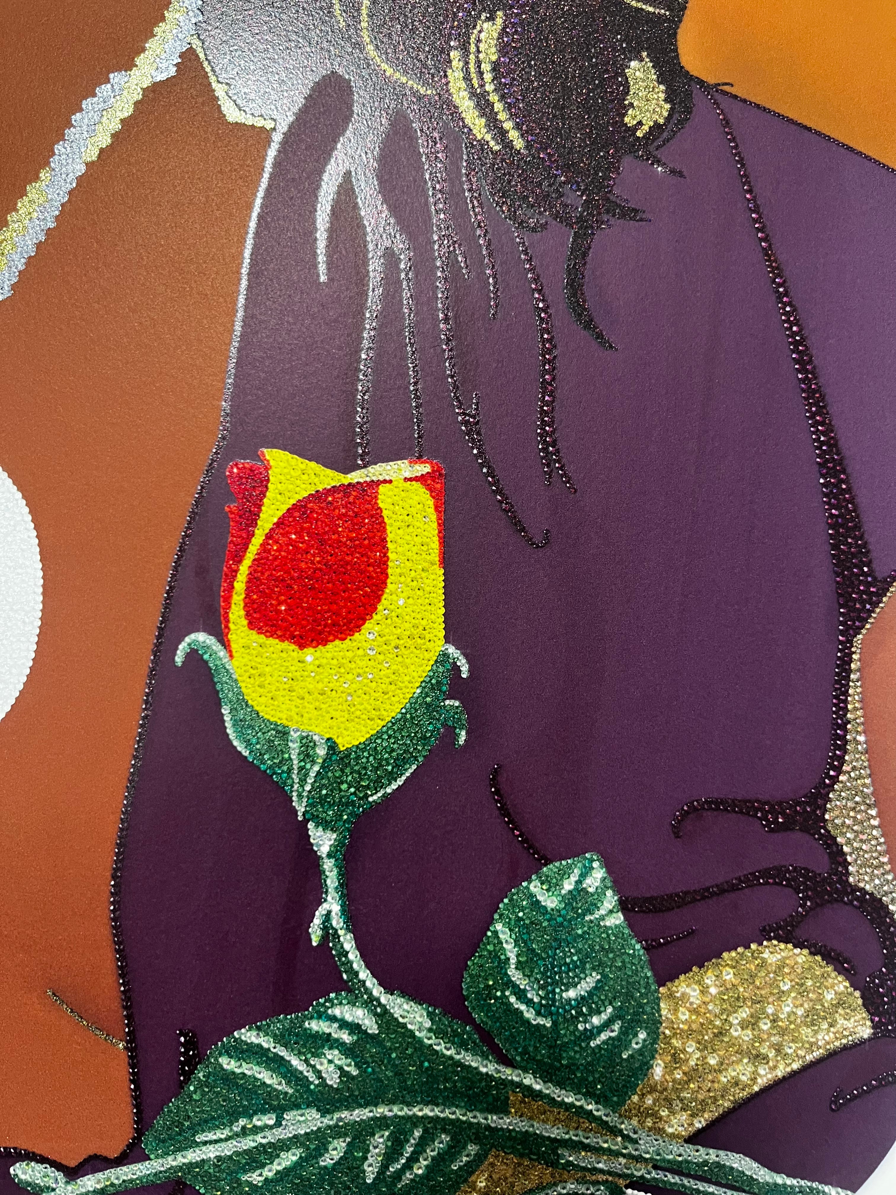 Mickalene Thomas – Portrait of Qusuquzah #8
