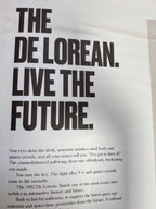 Daniel Arsham - Affiche publicitaire fictive - DeLorean | Édition limitée