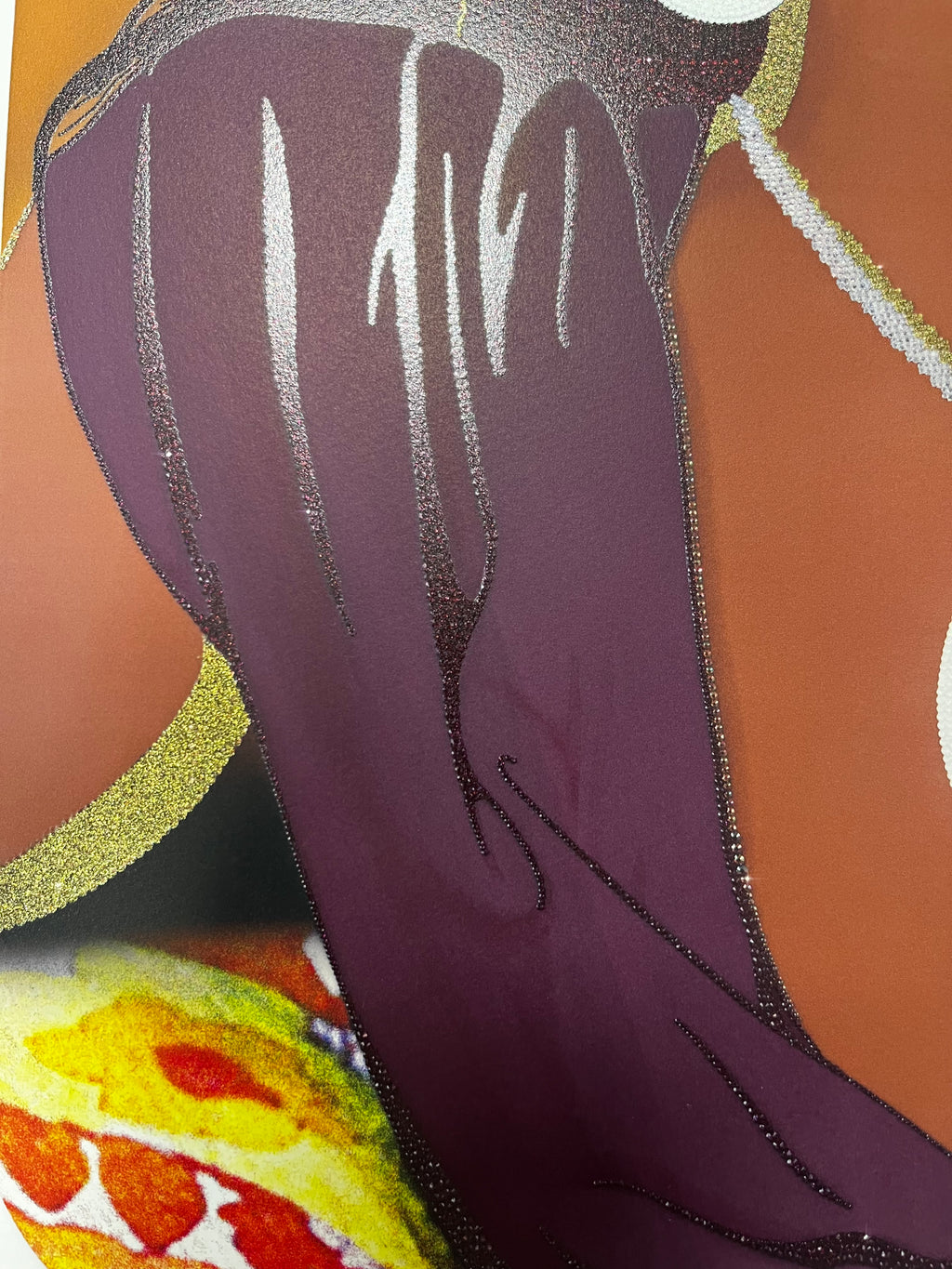 Mickalene Thomas – Portrait of Qusuquzah #8