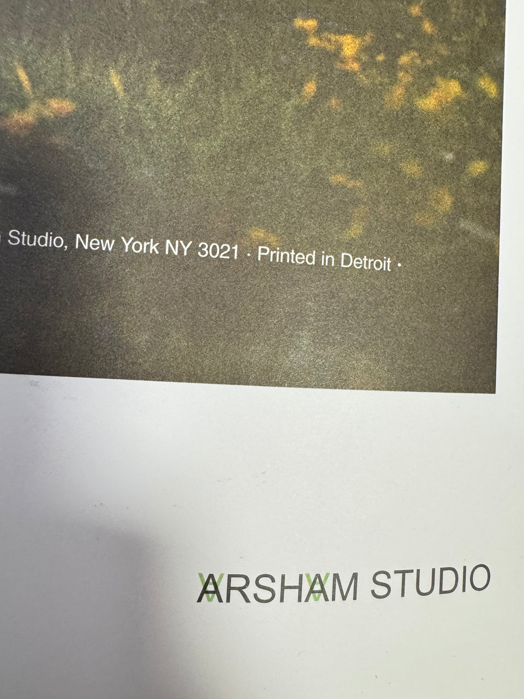 Daniel Arsham - Affiche publicitaire fictive - RSA | Édition limitée