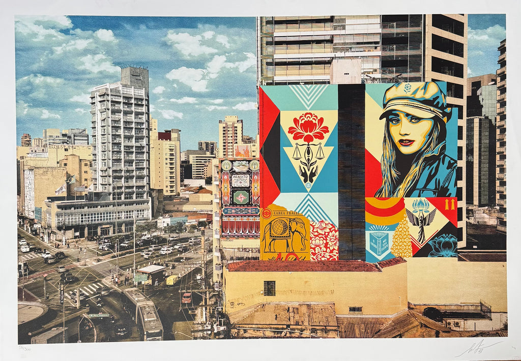 Shepard Fairey - Carga Frágil Mural (2023) I Édition Limitée