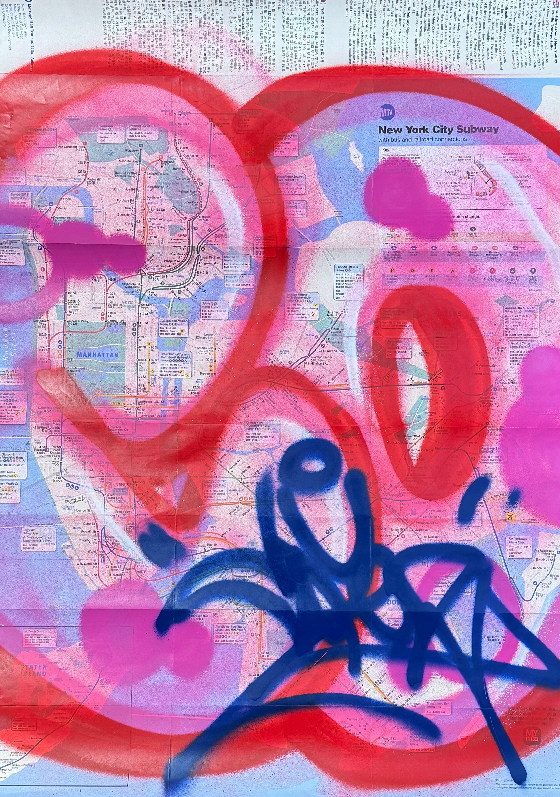COPE2 – Unique Original Artwork on Map