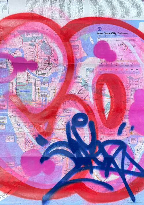 COPE2 – Unique Original Artwork on Map