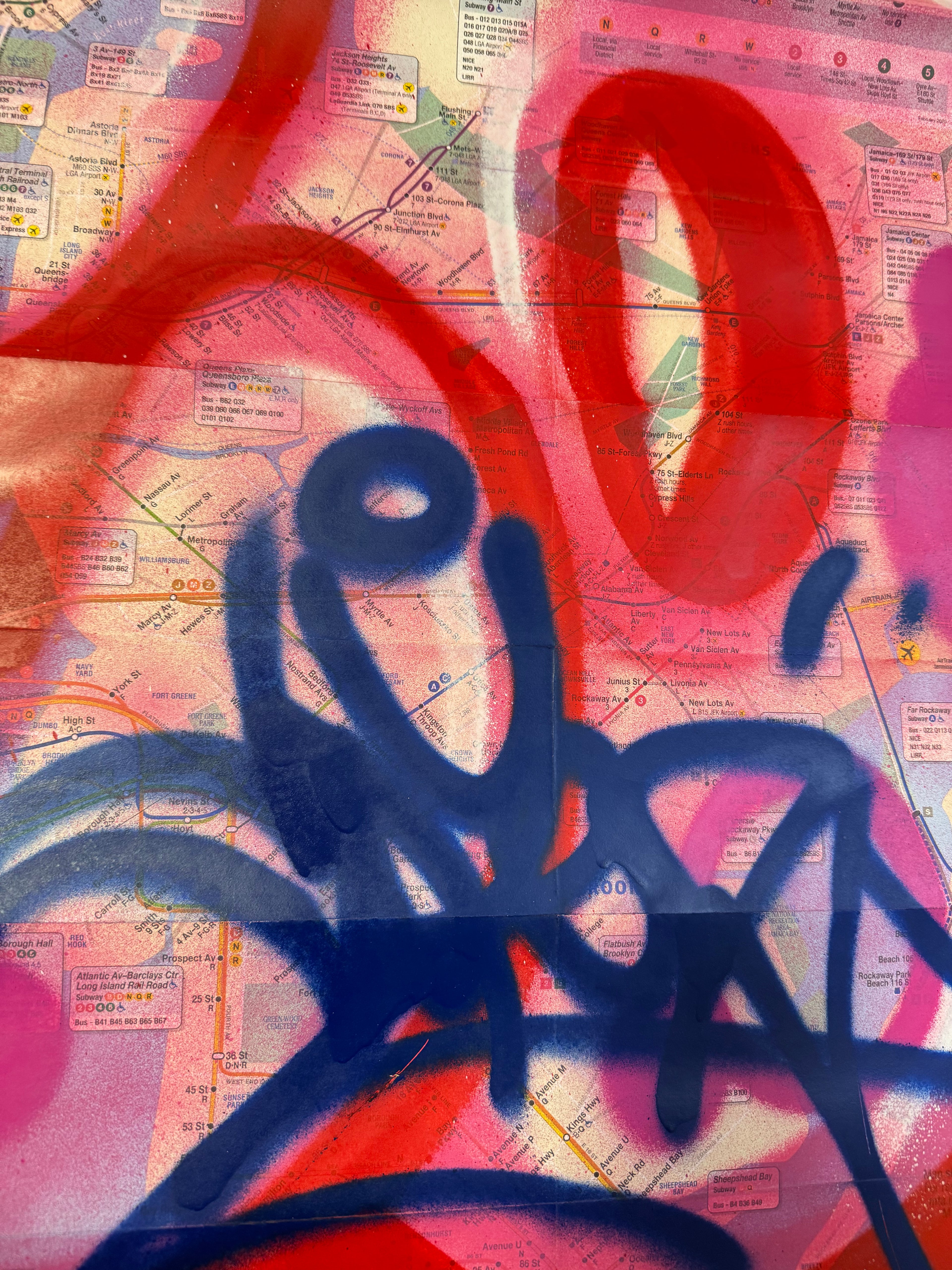 COPE2 – Unique Original Artwork on Map