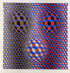 Victor Vasarely - Conjonction (1987) I Limited Edition