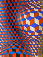 Victor Vasarely - Conjonction (1987) I Limited Edition
