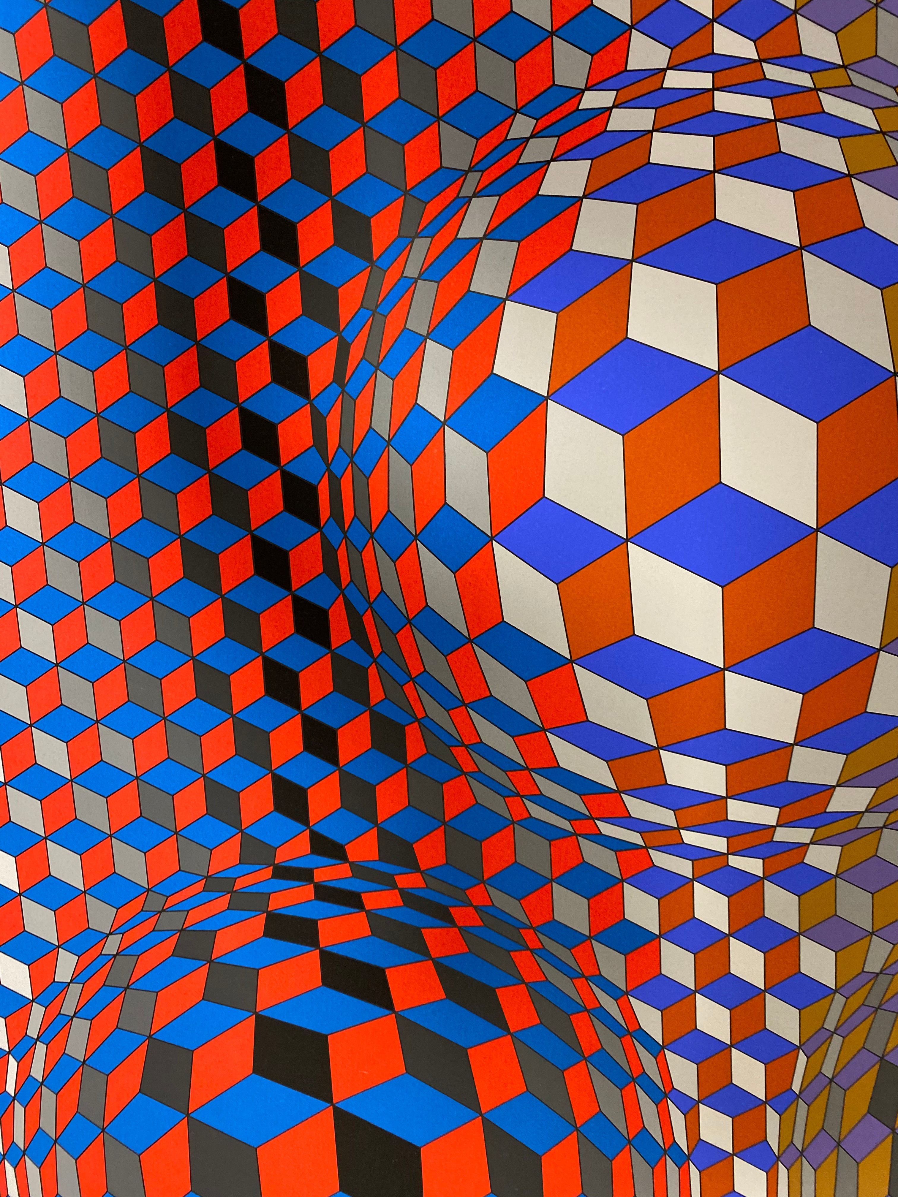 Victor Vasarely - Conjonction (1987) I Limited Edition