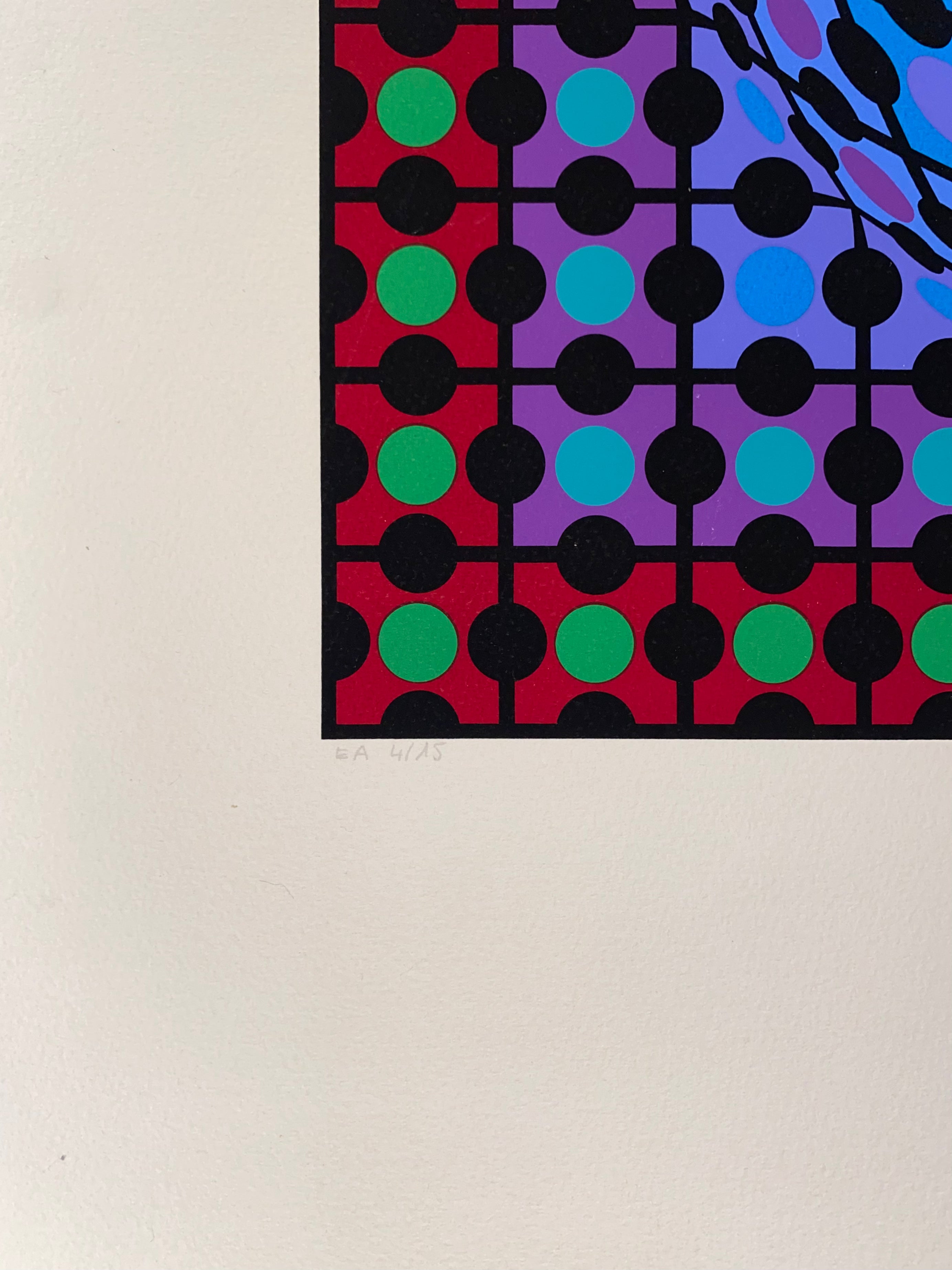 Victor Vasarely – Procion-3 (1977) | Silkscreen – LYNART STORE Victor Vasarely – Procion-3 (1977) | Silkscreen – LYNART STORE
