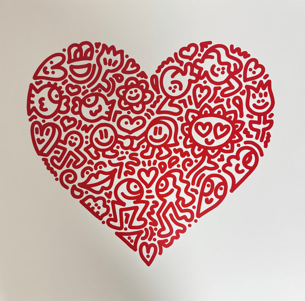 Mr Doodle, Pop Heart, Holding Hand (2021)