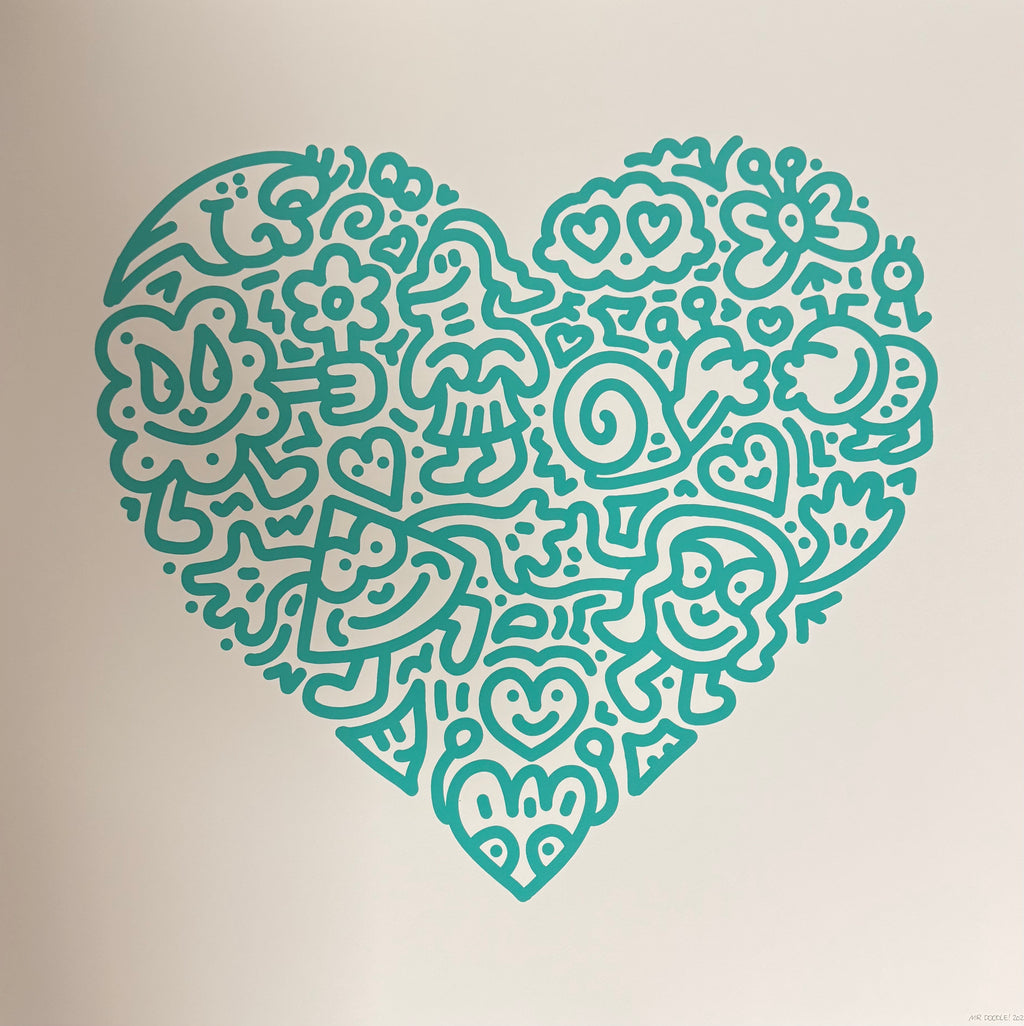 Mr Doodle - Pop Heart Puppy Love (2021) I Limited Edition