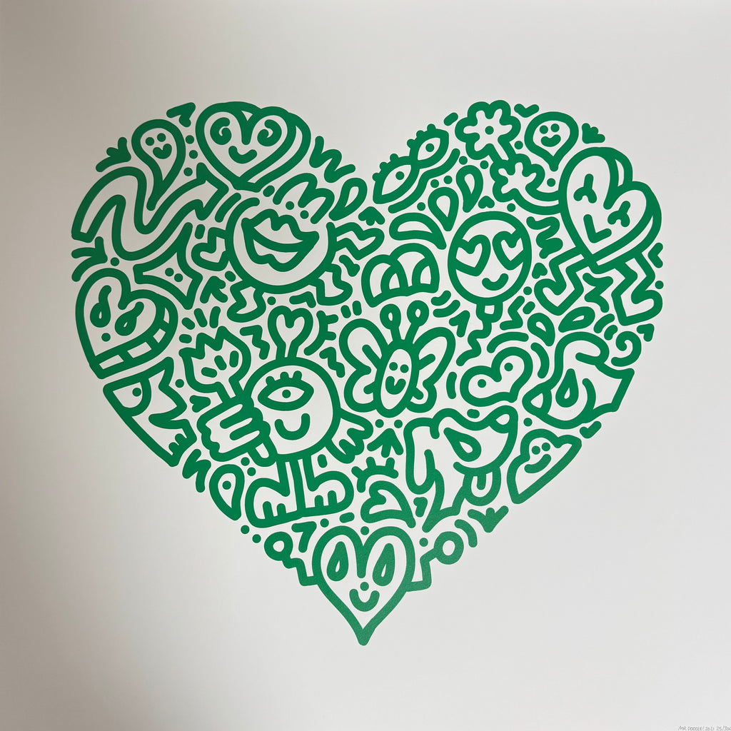 Mr Doodle - Pop Heart Bug Embrace (2021) I Limited Edition