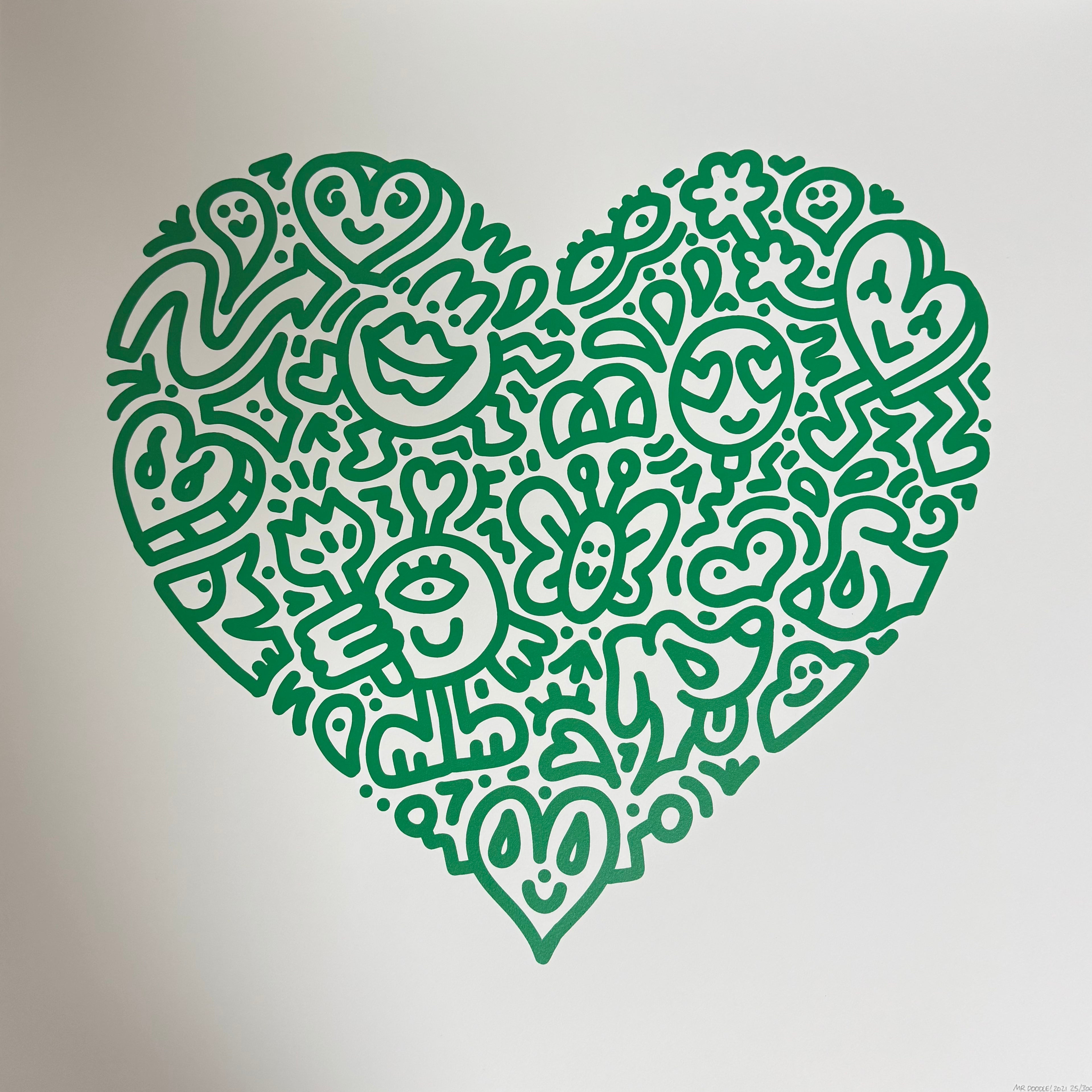 Mr Doodle - Pop Heart Bug Embrace (2021) I Limited Edition