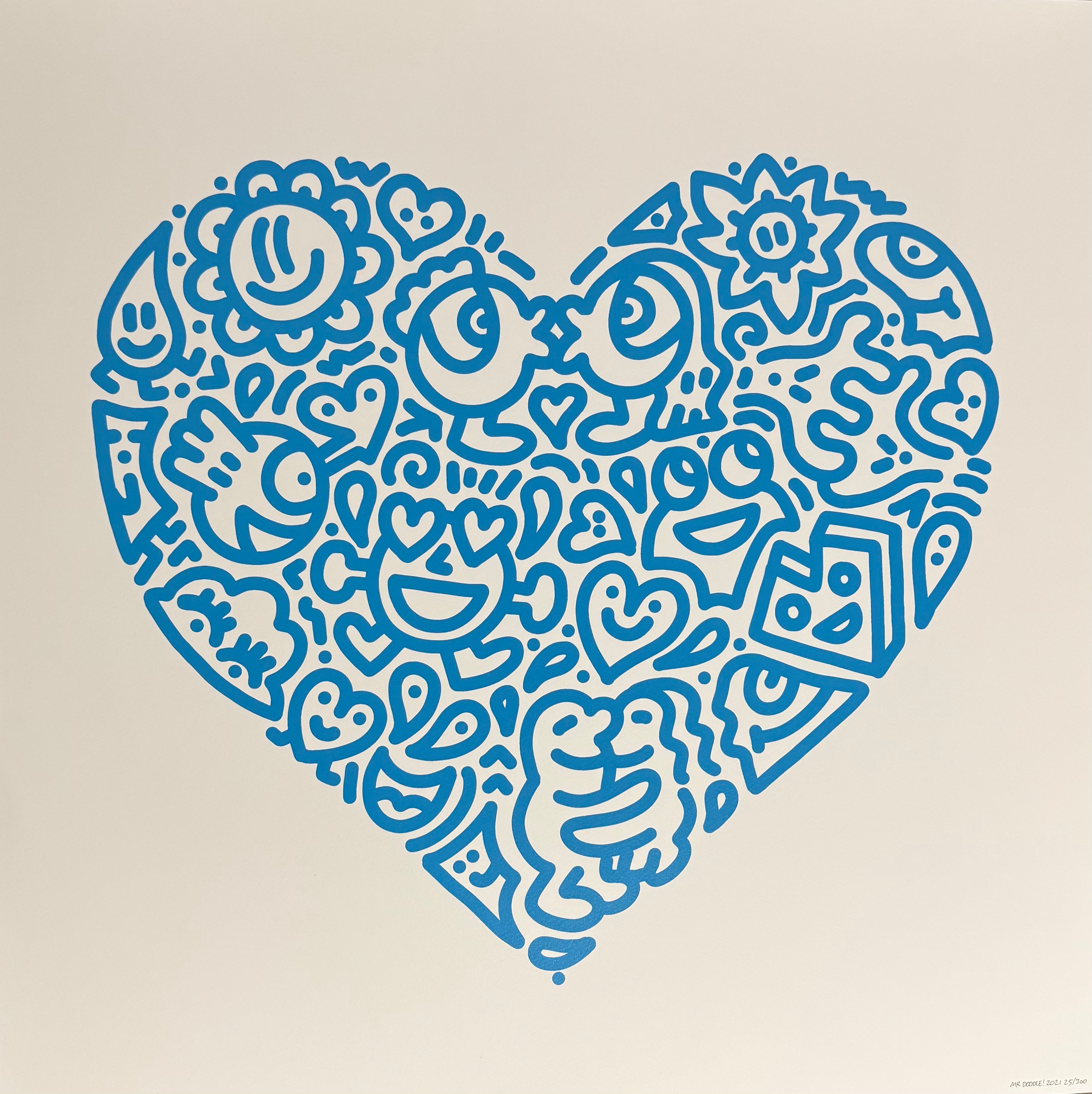 Mr Doodle - Pop Heart Lovers Cuddle (2021) I Limited Edition