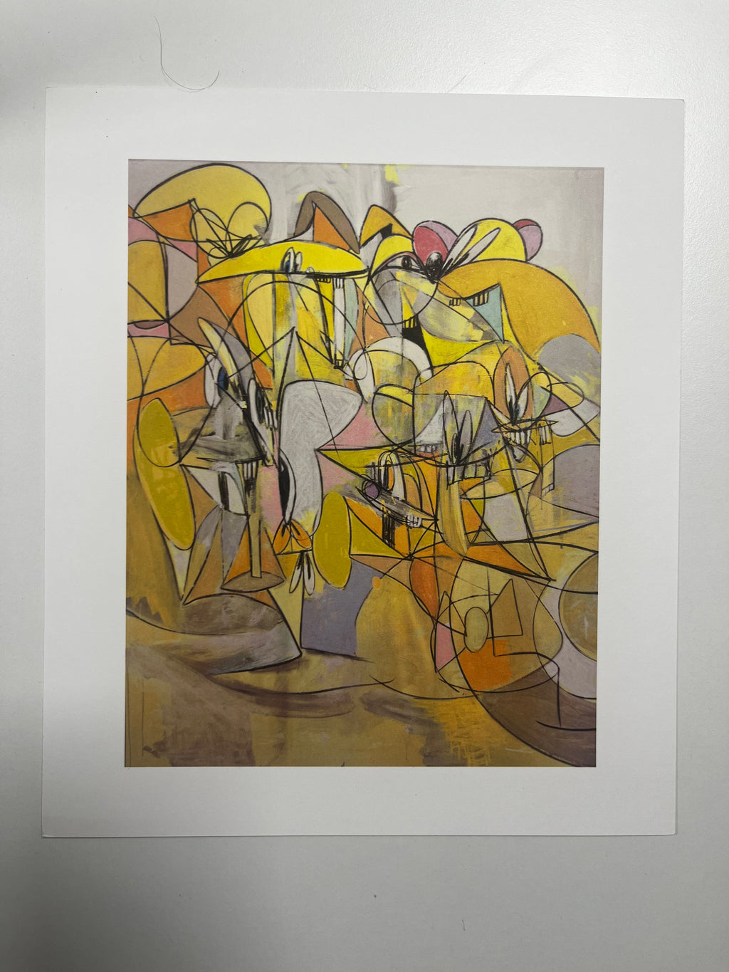 George Condo - Plate 7 Pink and Yellow Sweep (2011) I Limited Edition