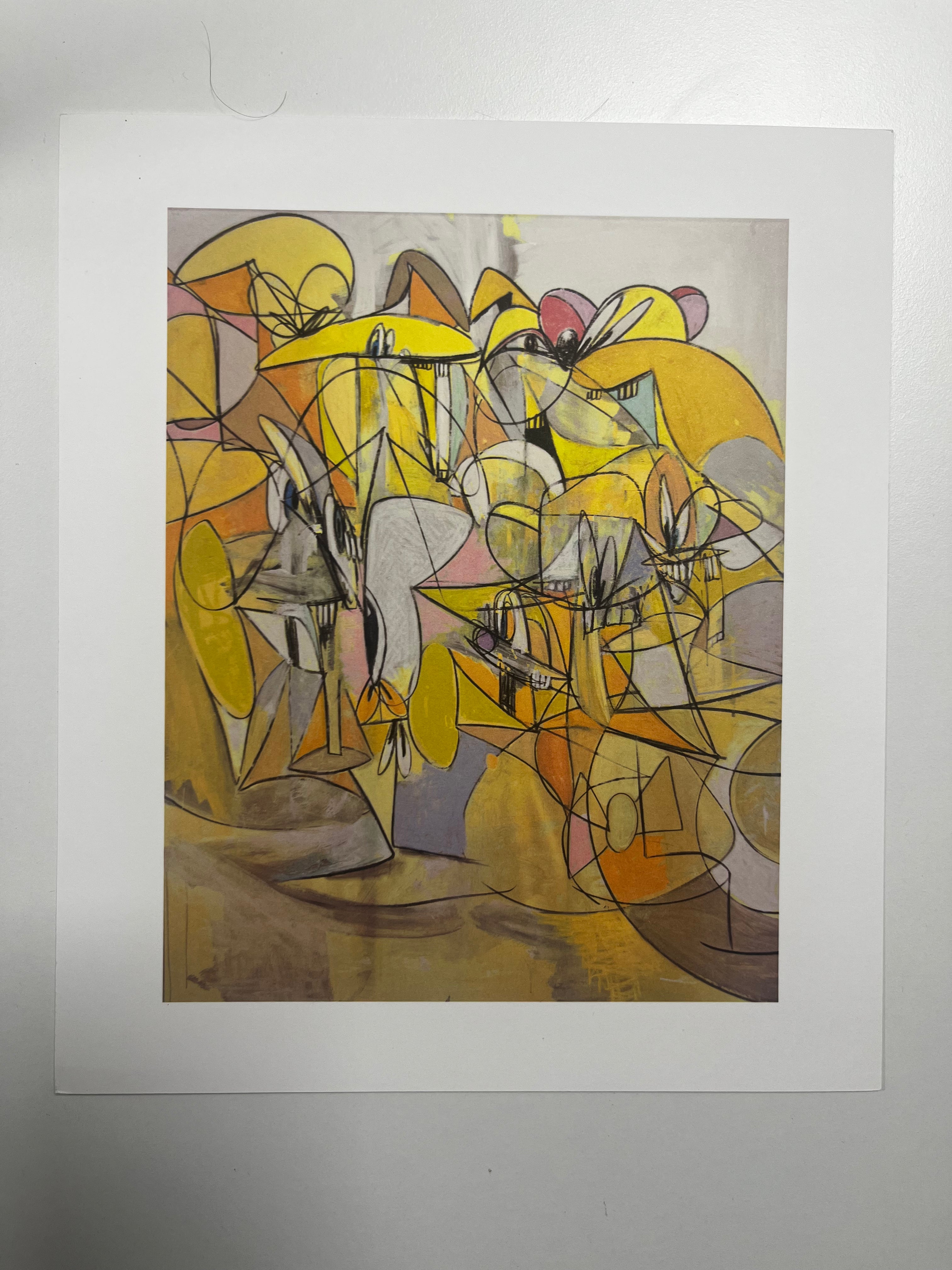 George Condo - Plate 7 Pink and Yellow Sweep (2011) I Limited Edition