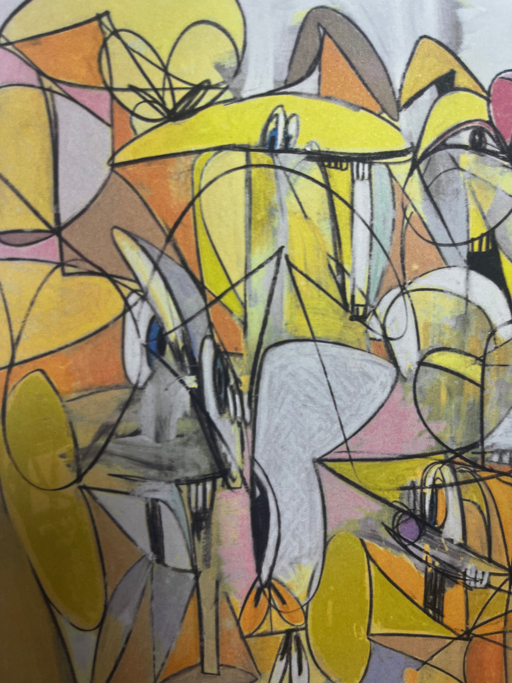 George Condo - Plate 7 Pink and Yellow Sweep (2011) I Limited Edition