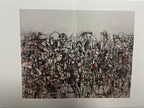 George Condo - Plate 16 Compression noire et rouge (2011) I Édition limitée