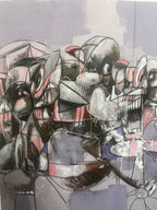 George Condo - Plate 17 Purple Compression (2011) I Édition Limitée