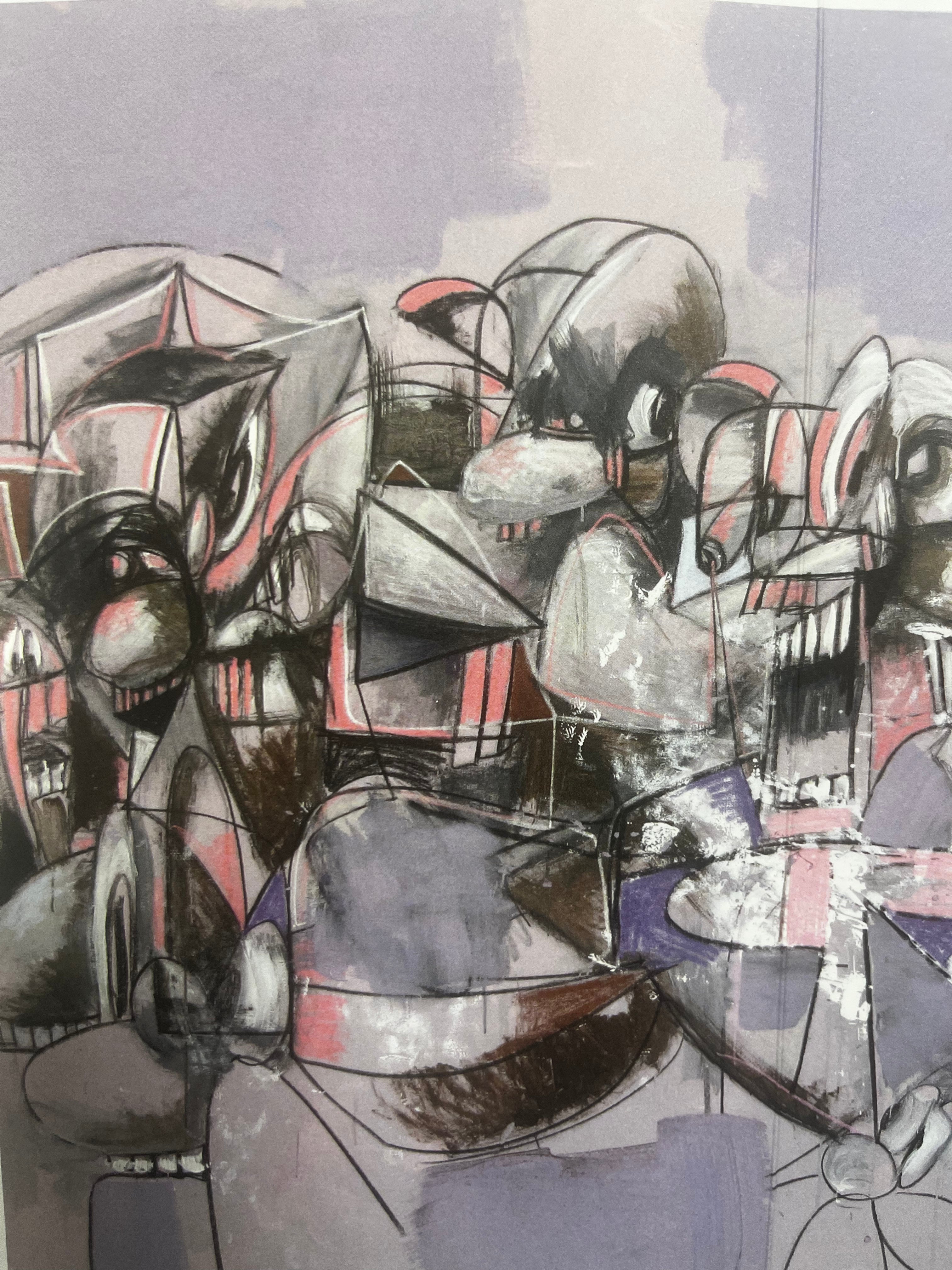 George Condo - Plate 17 Purple Compression (2011) I Édition Limitée