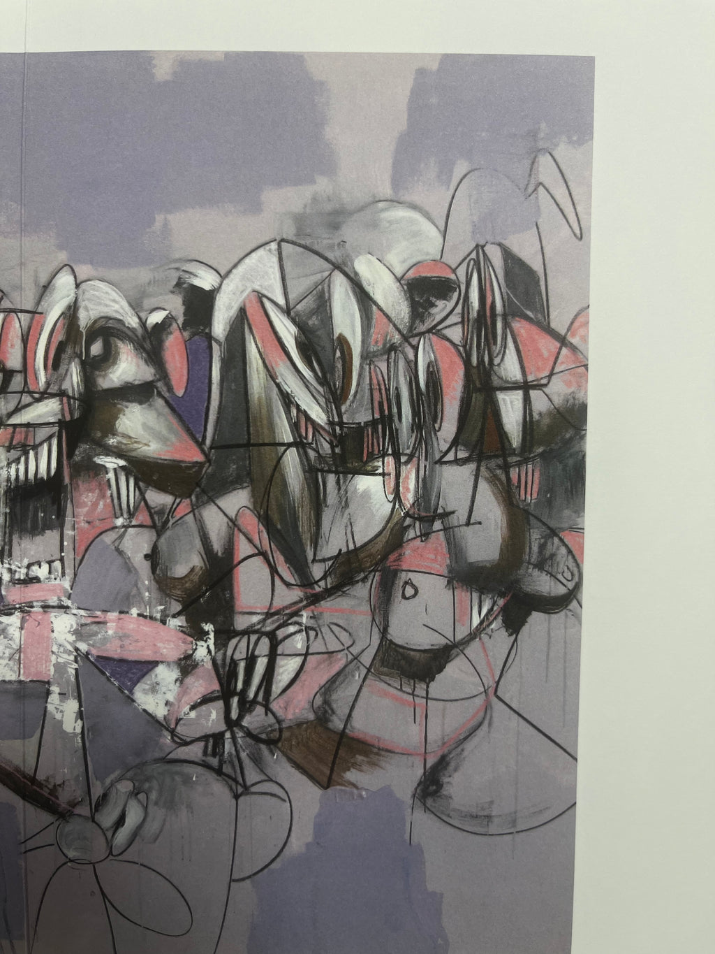 George Condo - Plate 17 Purple Compression (2011) I Édition Limitée