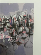 George Condo - Plate 17 Purple Compression (2011) I Édition Limitée