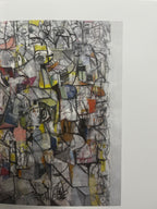 George Condo - Plate 16 Compression noire et rouge (2011) I Édition limitée