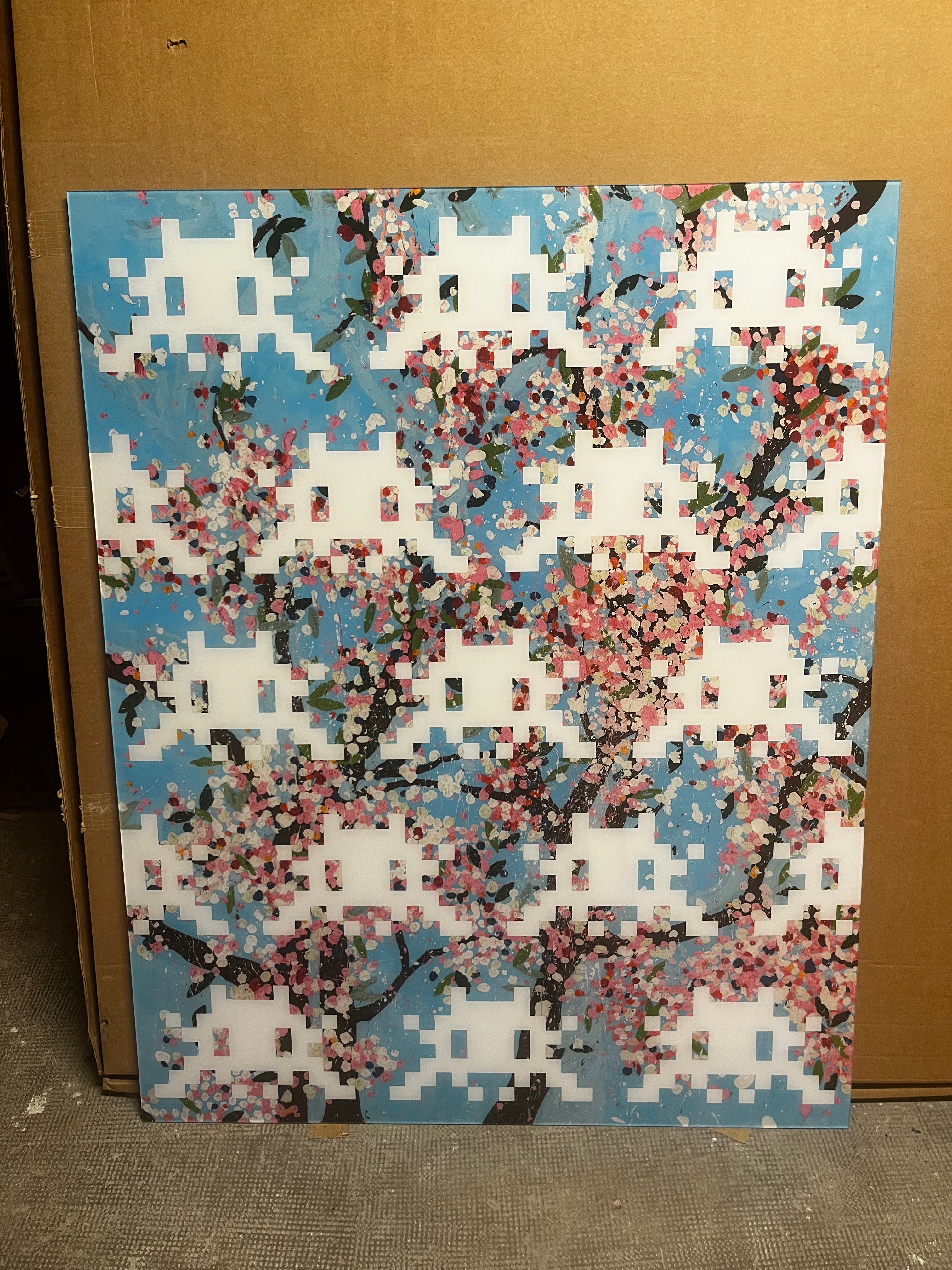 Invader & Damien Hirst – Invaded Blossom