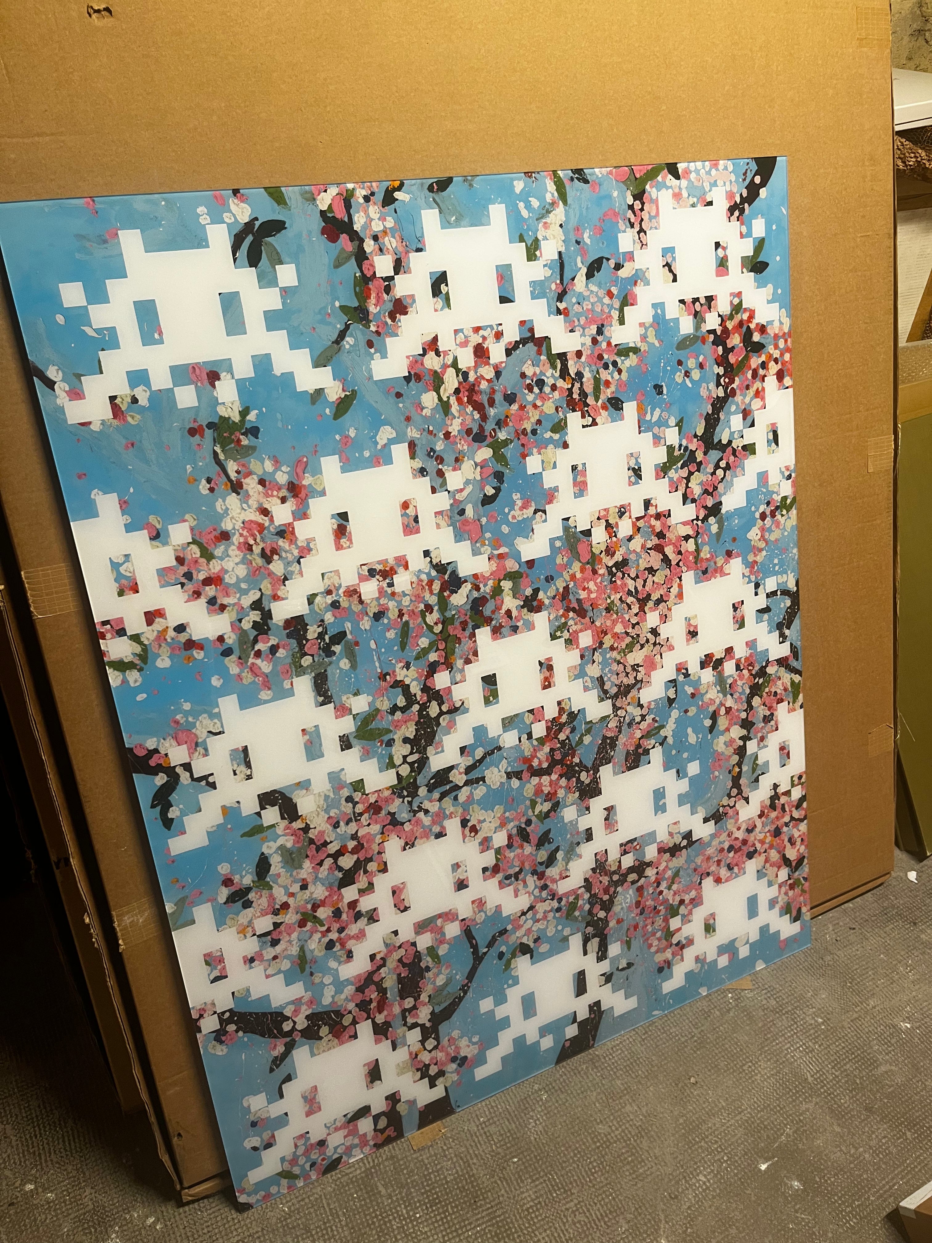 Invader & Damien Hirst – Invaded Blossom
