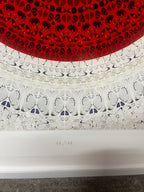 Shepard Fairey & Damien Hirst – Papillon Mandala Troisième Œil (Crème) Petit
