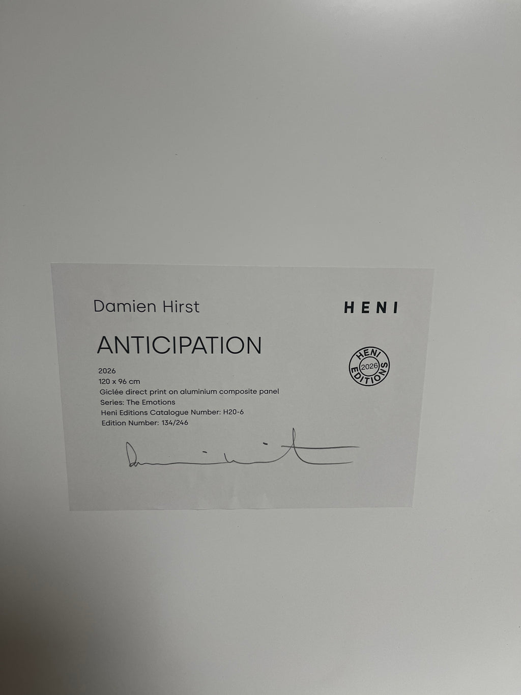 Damien Hirst – Anticipation