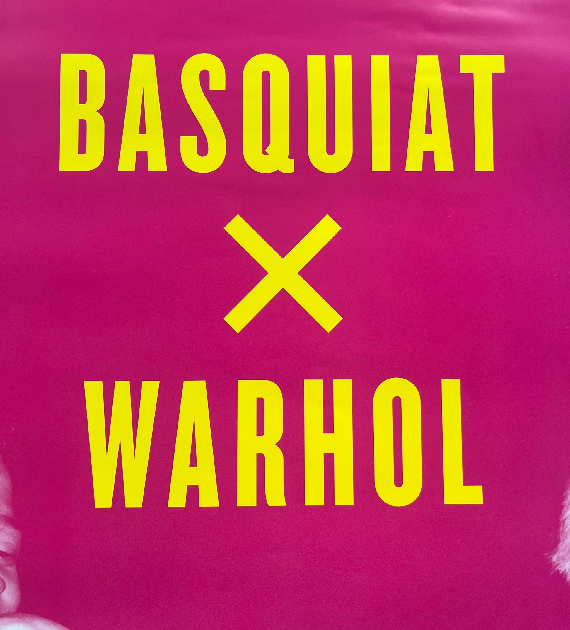 Affiche Originale D'exposition Basquiat X Warhol Paris 