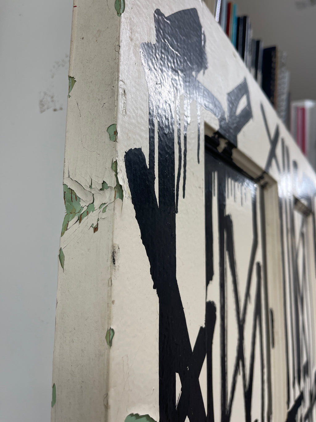 RETNA – Untitled (2012) - Acrylic on found door