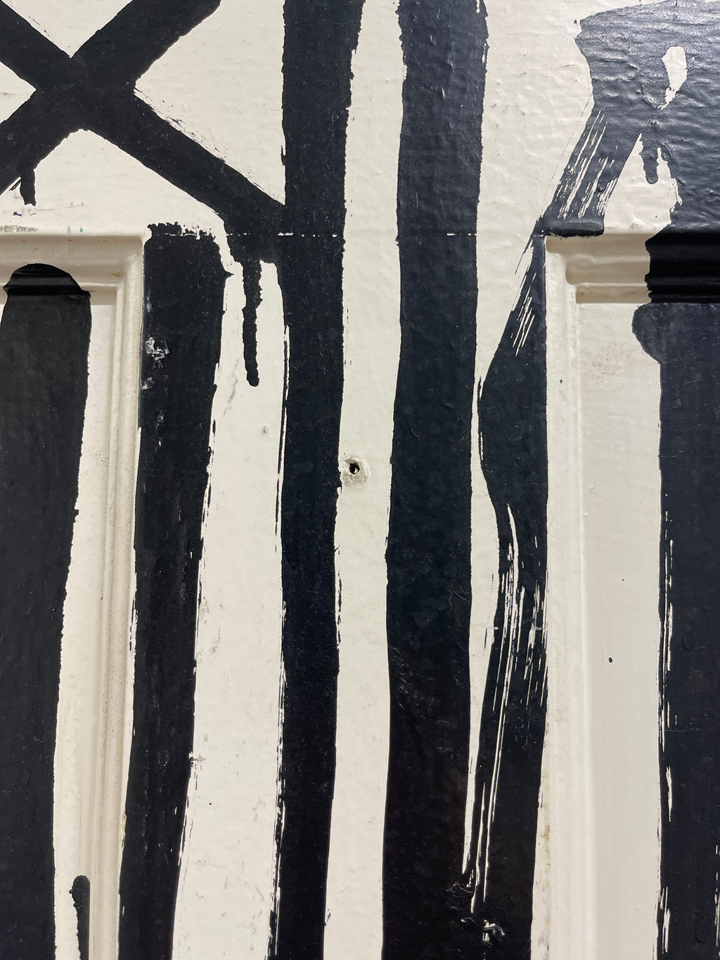 RETNA – Untitled (2012) - Acrylic on found door