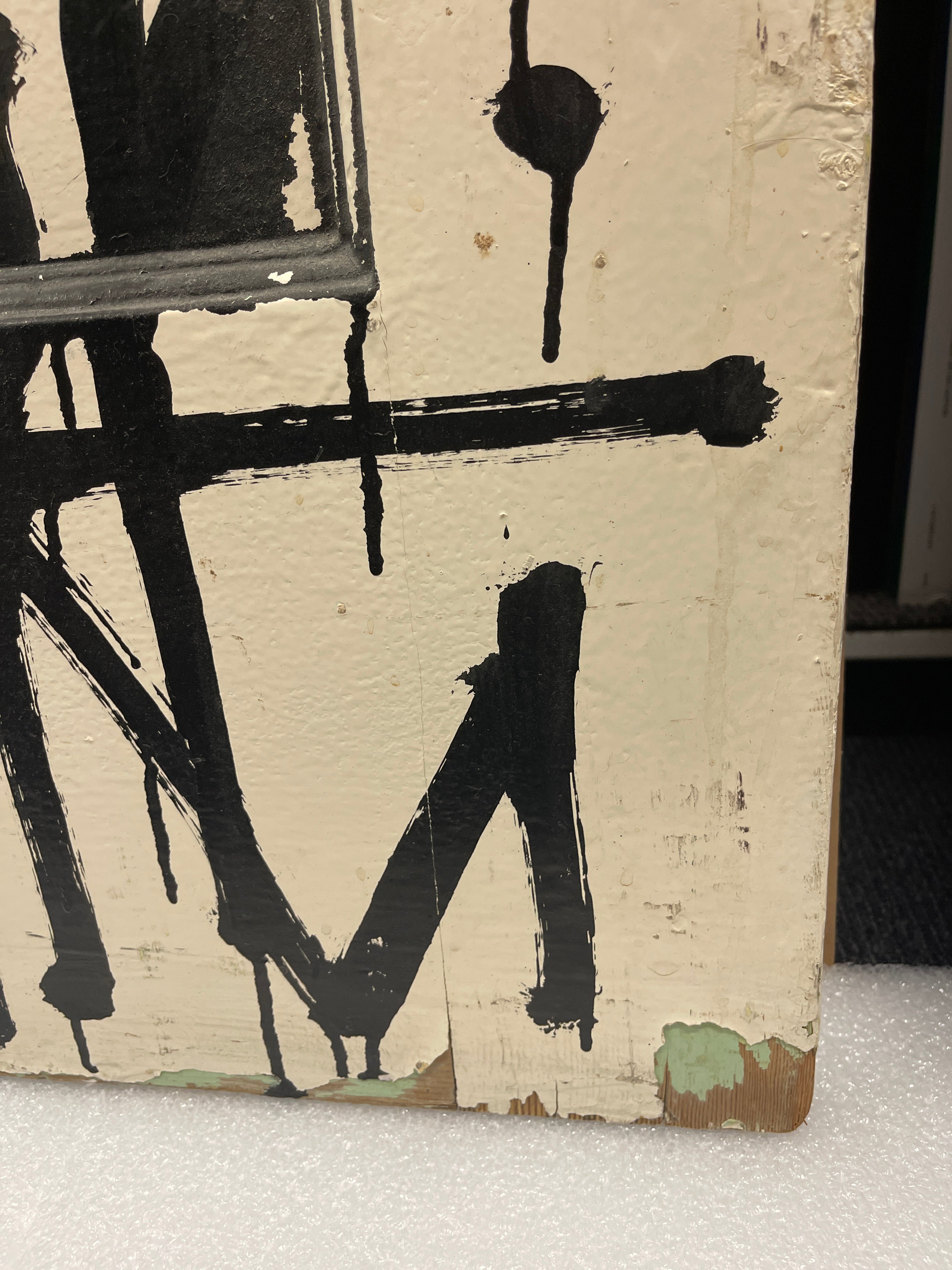 RETNA – Untitled (2012) - Acrylic on found door