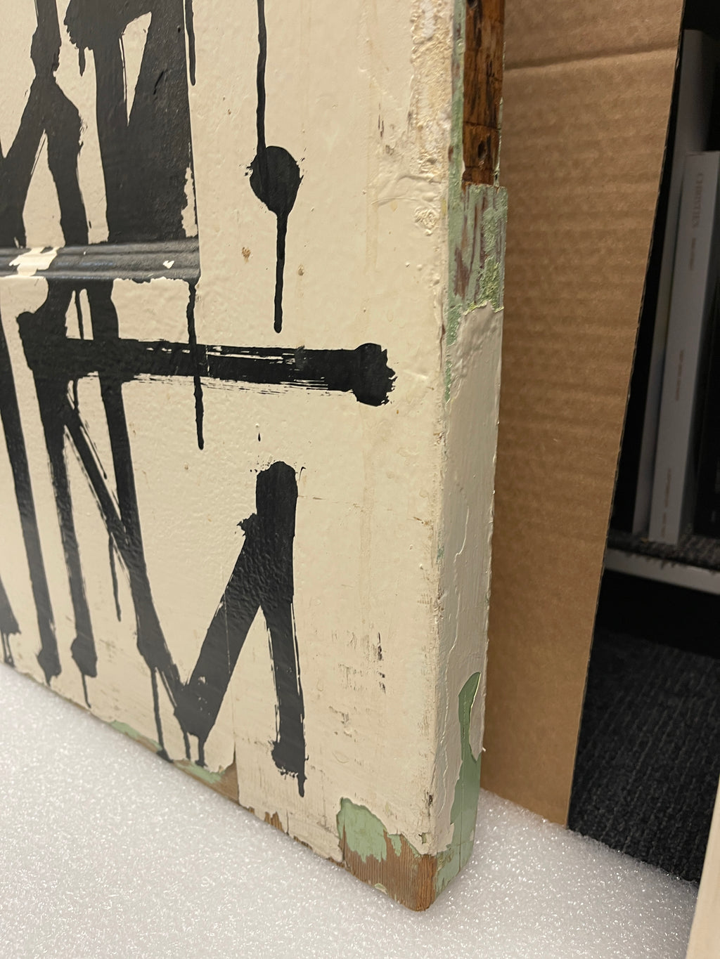 RETNA – Untitled (2012) - Acrylic on found door