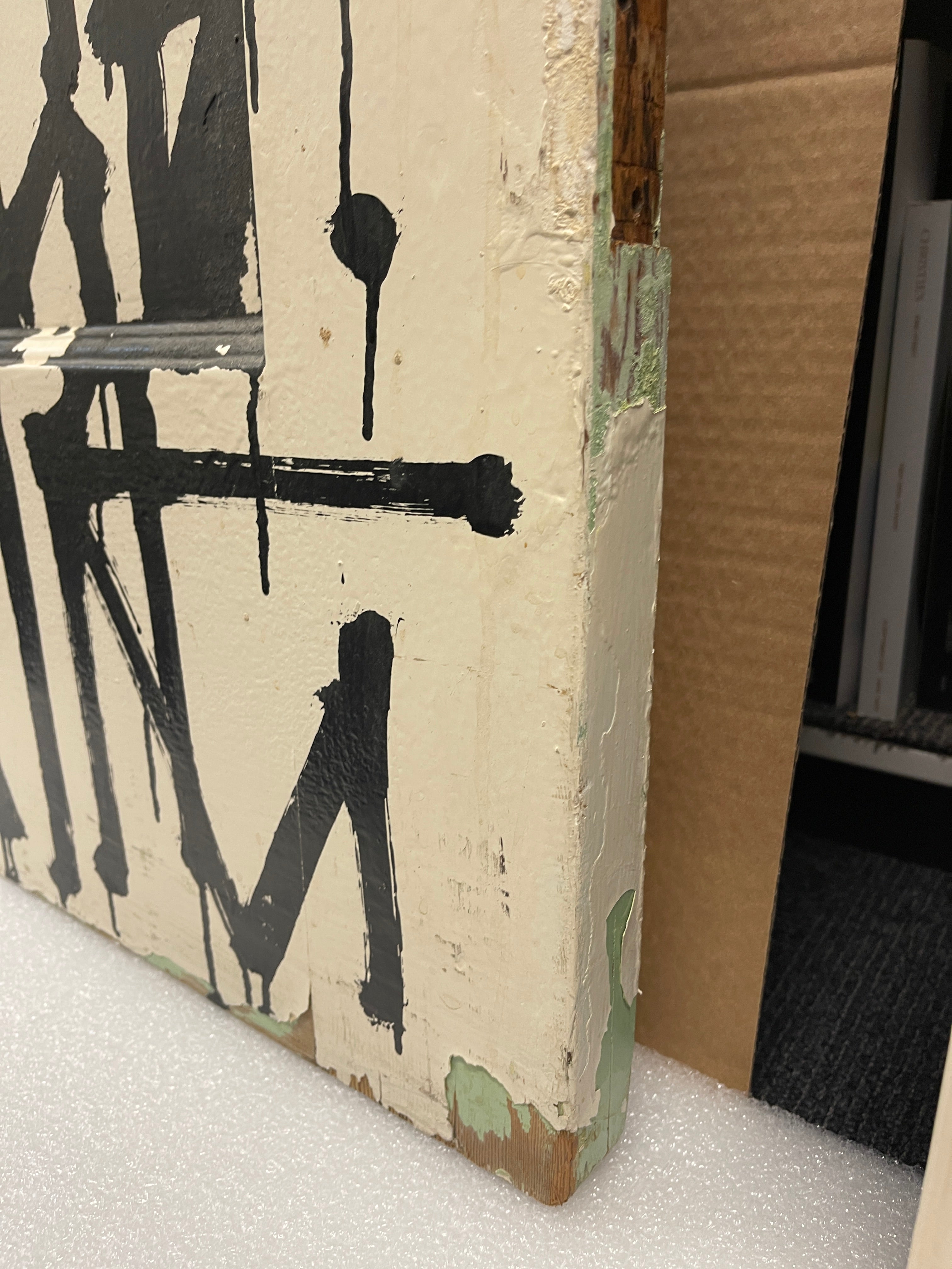 RETNA – Untitled (2012) - Acrylic on found door