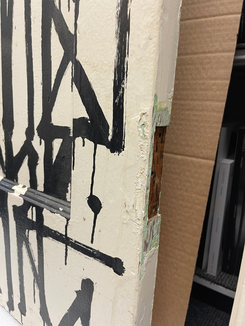 RETNA – Untitled (2012) - Acrylic on found door