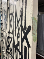 RETNA – Untitled (2012) - Acrylic on found door