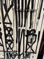 RETNA – Untitled (2012) - Acrylic on found door