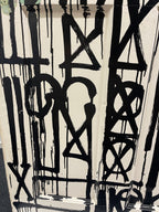 RETNA – Untitled (2012) - Acrylic on found door